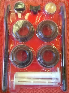 KIT UNIVERSAL ACCESORIOS P/ RADIADOR NEGRO - PEISA
