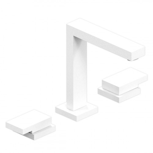 GRIFERÍA LAVATORIO BICOMANDO BLOCK PLANE BLANCO - HIDROMET - 10 AÑOS DE GARANTÍA [34006BLBL]