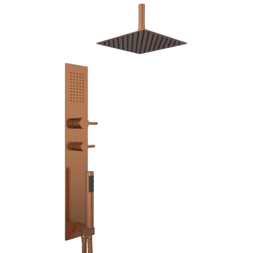 COLUMNA INTEGRAL 650 VOL REDONDO CON DUCHA TECHO SKIN - HIDROMET - 10 AÑOS DE GARANTÍA [87737SKIN]