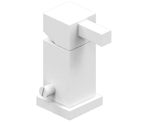 GRIFERÍA BIDET MONOCOMANDO CON TRANSFERENCIA ONE BLOCK BLANCO - HIDROMET - 10 AÑOS DE GARANTÍA [3502BLBL]