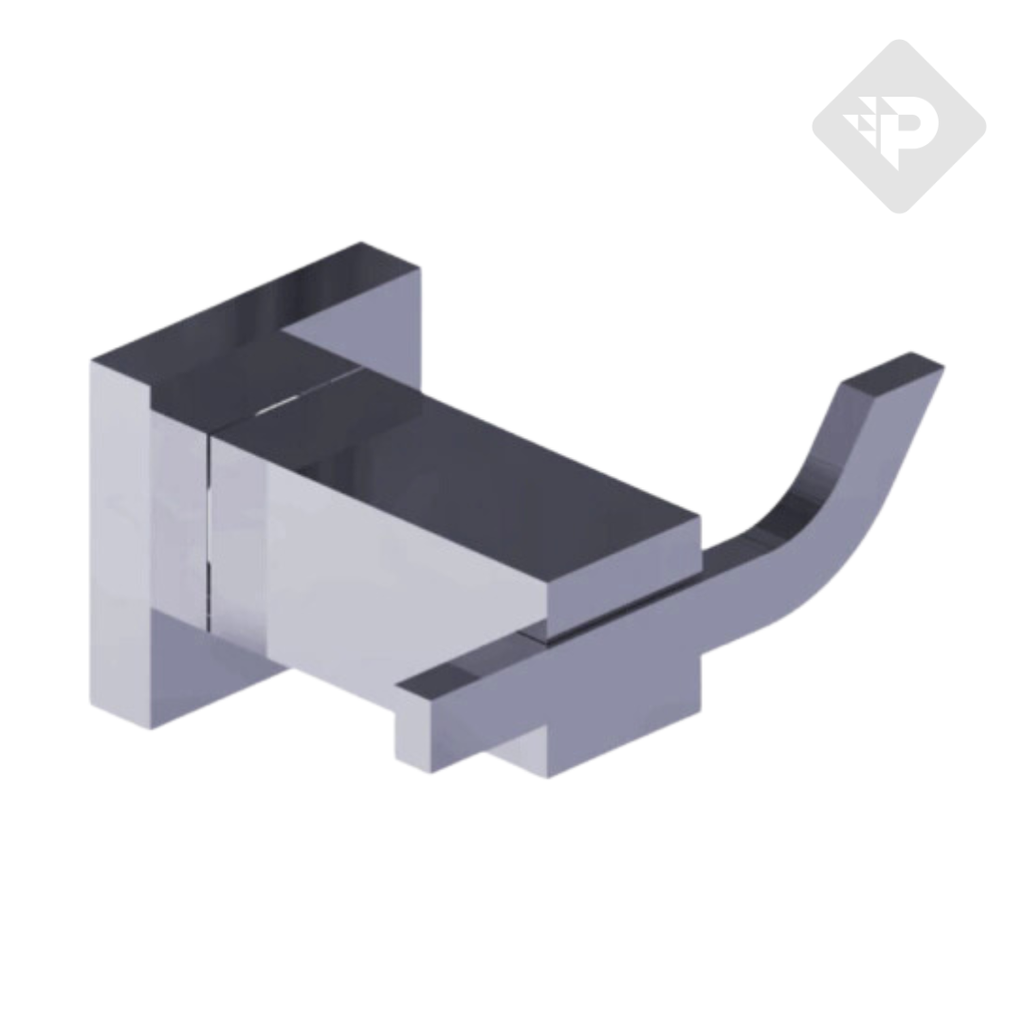 ACCESORIO PERCHA GEOMETRY CROMO -  HIDROMET [02852CRCR]