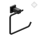 ACCESORIO TOALLERO ARGOLLA GEOMETRY NEGRO -  HIDROMET [2843NEGR]
