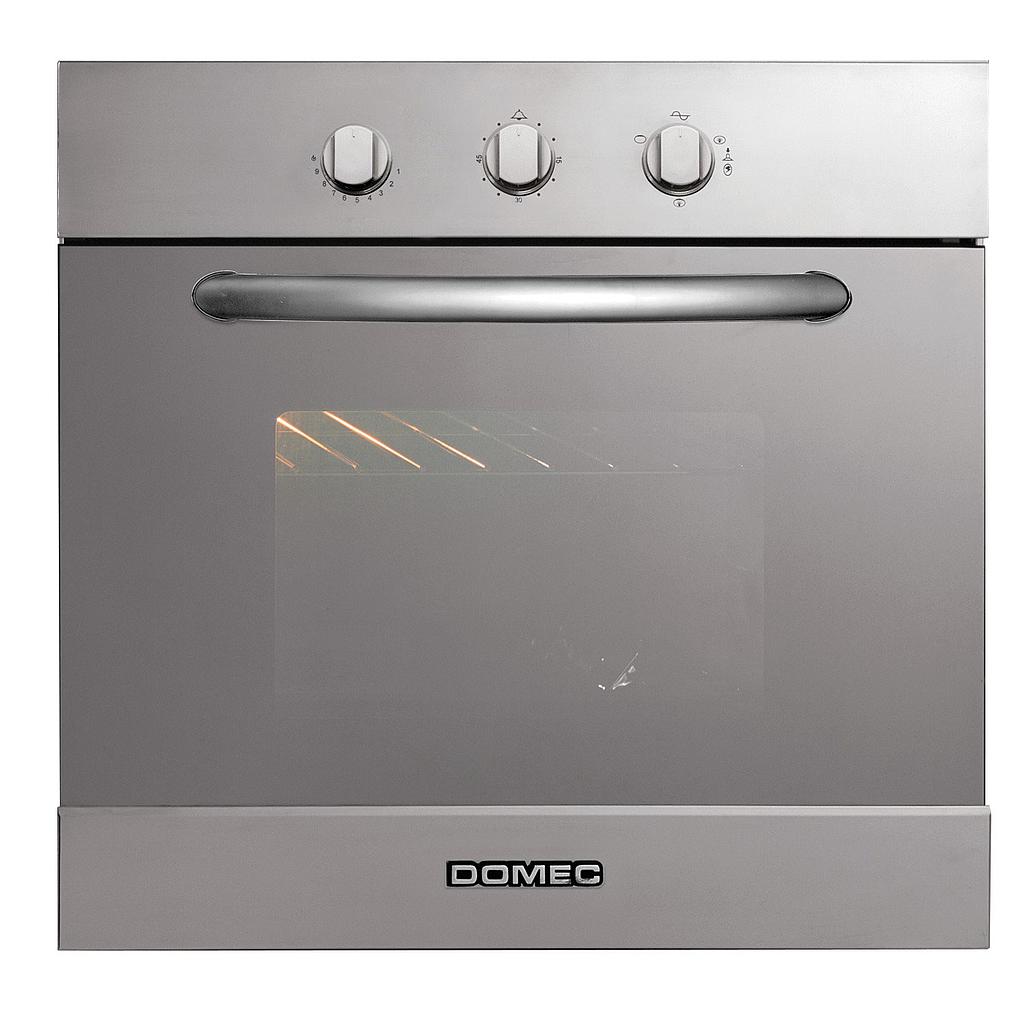 HORNO MULTIGAS CON GRILL ELÉCTRICO HX18 - EFICIENCIA ENERGÉTICA: A - CON LUZ, TIMER DIGITAL, SPIEDO Y TERMOSTATO - 60CMX60CM - ACERO INOXIDABLE - DOMEC [62213]