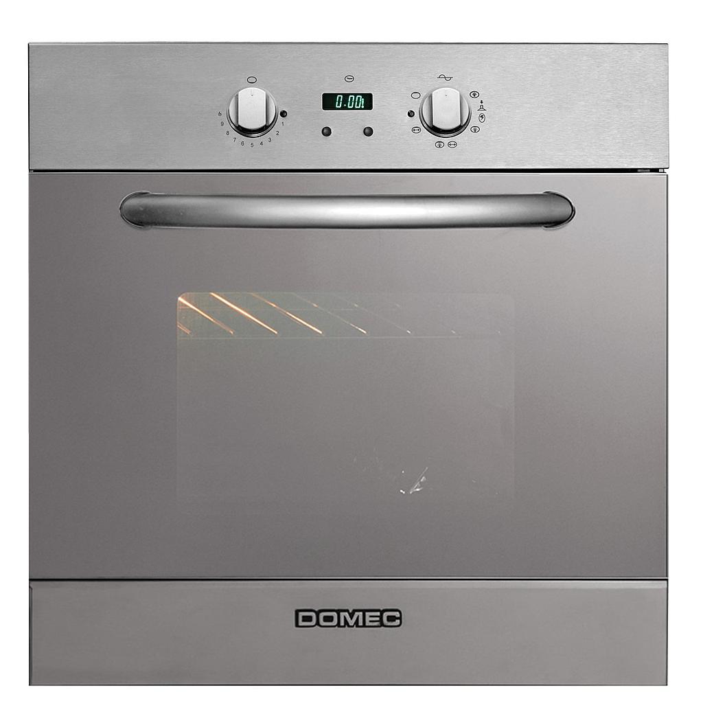HORNO MULTIGAS CON GRILL ELÉCTRICO HXRTS18 - EFICIENCIA ENERGÉTICA: A - CON LUZ, TIMER DIGITAL, SPIEDO Y TERMOSTATO - 60CMX60CM  -ACERO INOXIDABLE - DOMEC [62212]