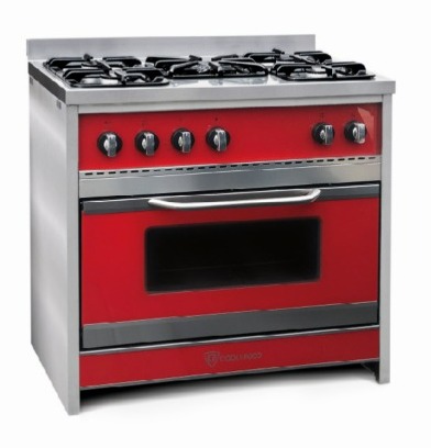 COCINA SEMI INDUSTRIAL CHIARA 5 HORNALLAS ROJO - TST [453-90-2]