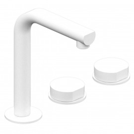 [26424] GRIFERÍA LAVATORIO DIRECCIONABLE BICOMANDO LUXURY BLANCO - HIDROMET - 10 AÑOS DE GARANTÍA [15019BLBL]