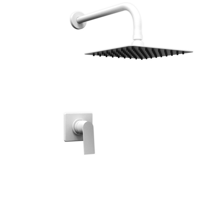 [26542] GRIFERÍA DUCHA MONOCOMANDO SIN TRANSFERENCIA RAPTOR BLANCO - HIDROMET - 10 AÑOS DE GARANTÍA [9404BLBL]