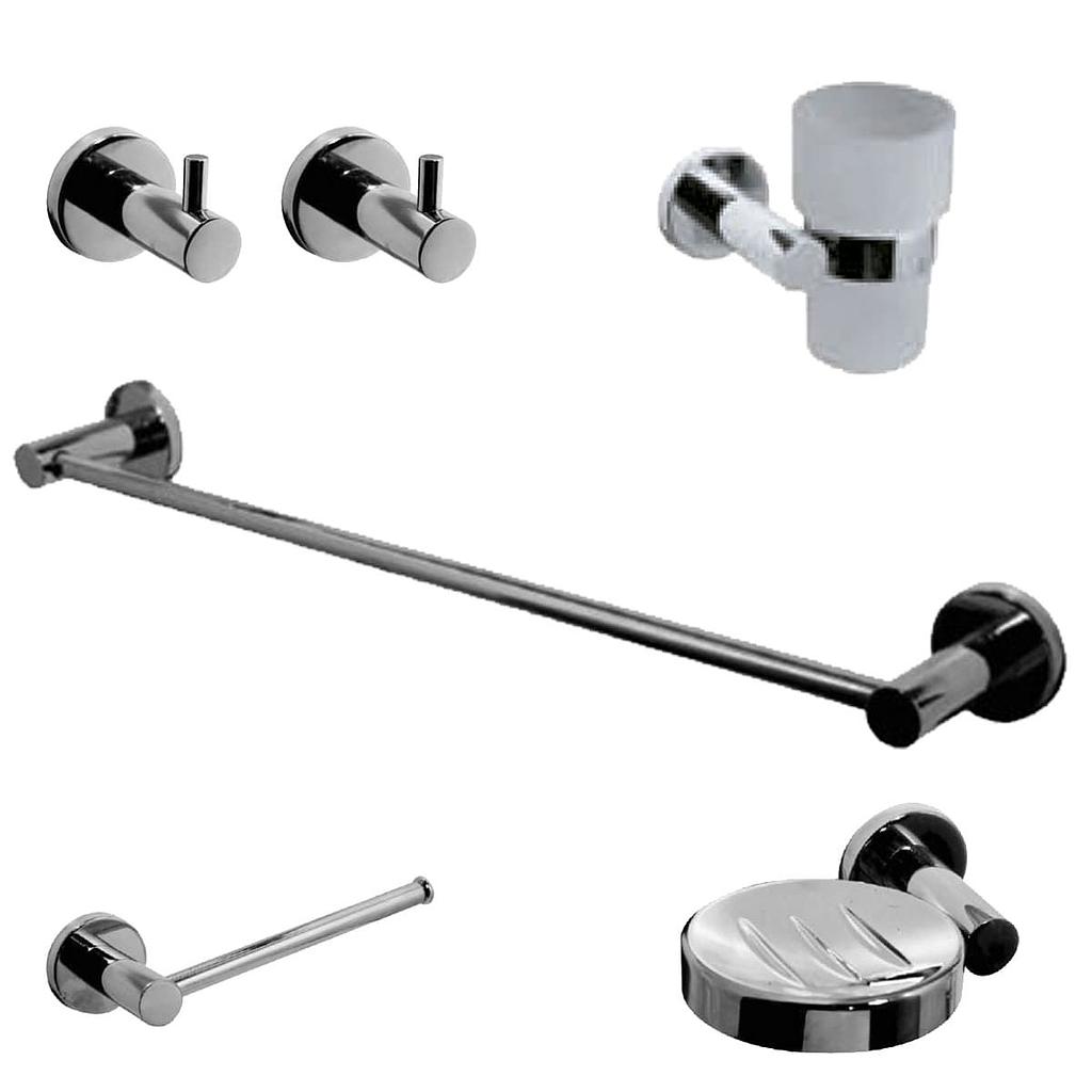 [26661] KIT 6 PIEZAS DYNAMIC CROMO -  HIDROMET [08582CRCR]