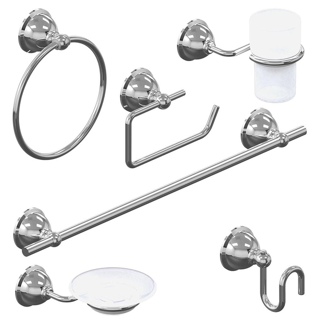 [26711] KIT 6 PIEZAS SELF CROMO -  HIDROMET [00982CRCR]