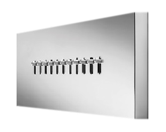 [26747] GRIFERÍA LAMA DE PARED CON MOVIMIENTO CROMO - HIDROMET [1913CRCR]