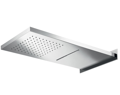 [26751] GRIFERÍA DUCHA DE PARED CON LAMA RECTANGULAR CROMO - HIDROMET - 10 AÑOS DE GARANTÍA [1914CRCR]