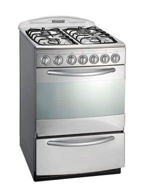 [26855] COCINA MULTIGAS CXNV 4 HORNALLAS ACERO INOXIDABLE - DOMEC [61971]