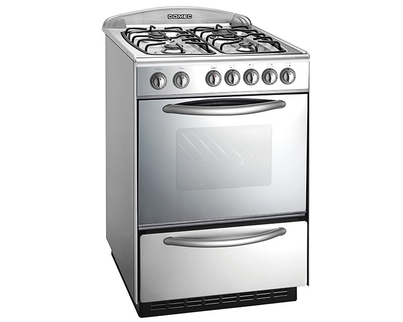 [26858] COCINA MULTIGAS CXCLTSV REFLEX 4 HORNALLAS ACERO INOXIDABLE - DOMEC [61983]