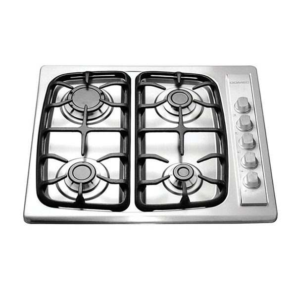 [26878] ANAFE MULTIGAS 4 HORNALLAS AXFV ACERO INOXIDABLE - DOMEC [63116]