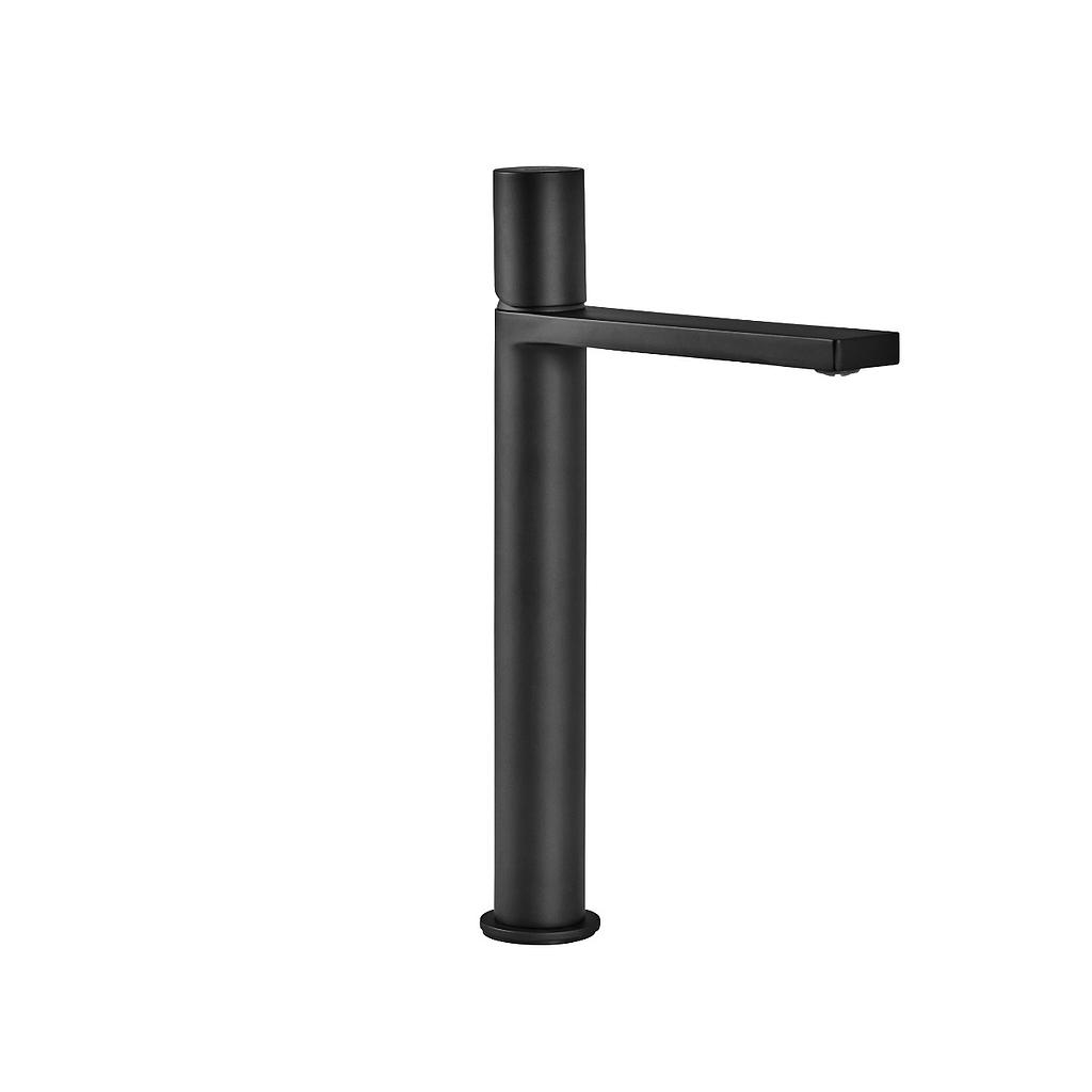 [26881] GRIFERÍA MONOCOMANDO LAVATORIO MESADA ALTO LOUNGE NEGRO PIAZZA [10702NE]