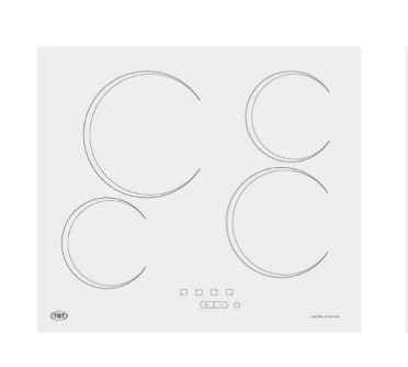 [26960] ANAFE VITROCERÁMICO EMPOTRABLE 4 HORNALLAS BLANCO - TST [26-4]