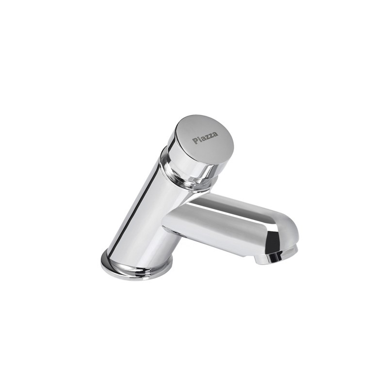 [27119] GRIFERÍA MONOCOMANDO PIAZZAMATIC TEMPORIZADO LAVATORIO MESADA 45º CROMADO - PIAZZA [43010]