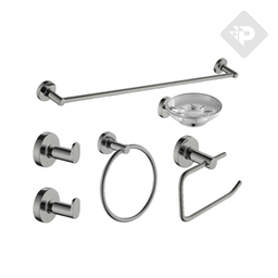 [27128] ACCESORIOS SET SENSUS 6 PIEZAS CROMADO - PIAZZA [73229]