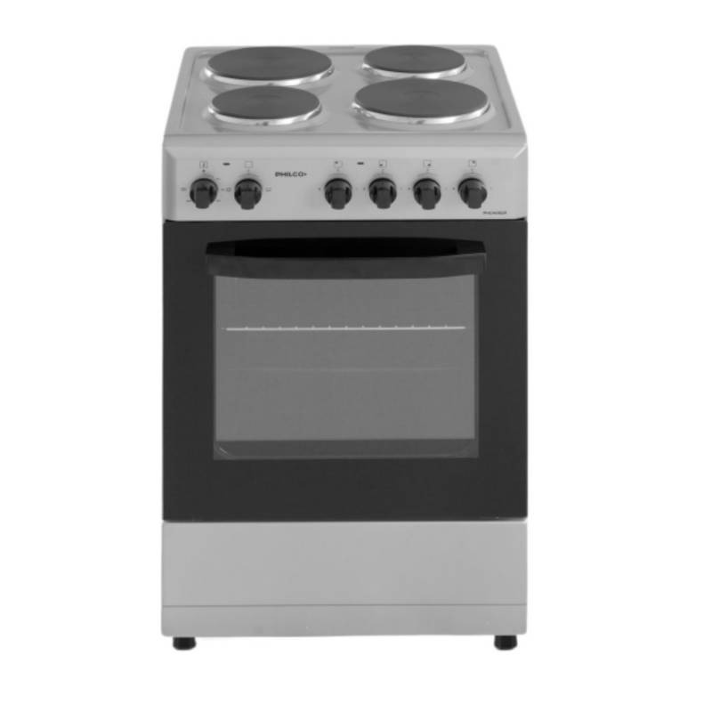 [27346] COCINA ELÉCTRICA CEX2G 56CM GASTRONÓMICA 4 HORNALLAS GRILL PARRILLA ACERO INOXIDABLE - DOMEC [51061]