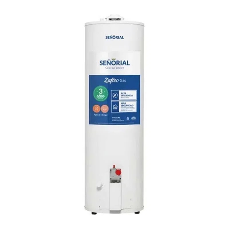 [27447] TERMOTANQUE MULTIGAS ZAFIRO 160l PARA APOYAR [TSZ-160]