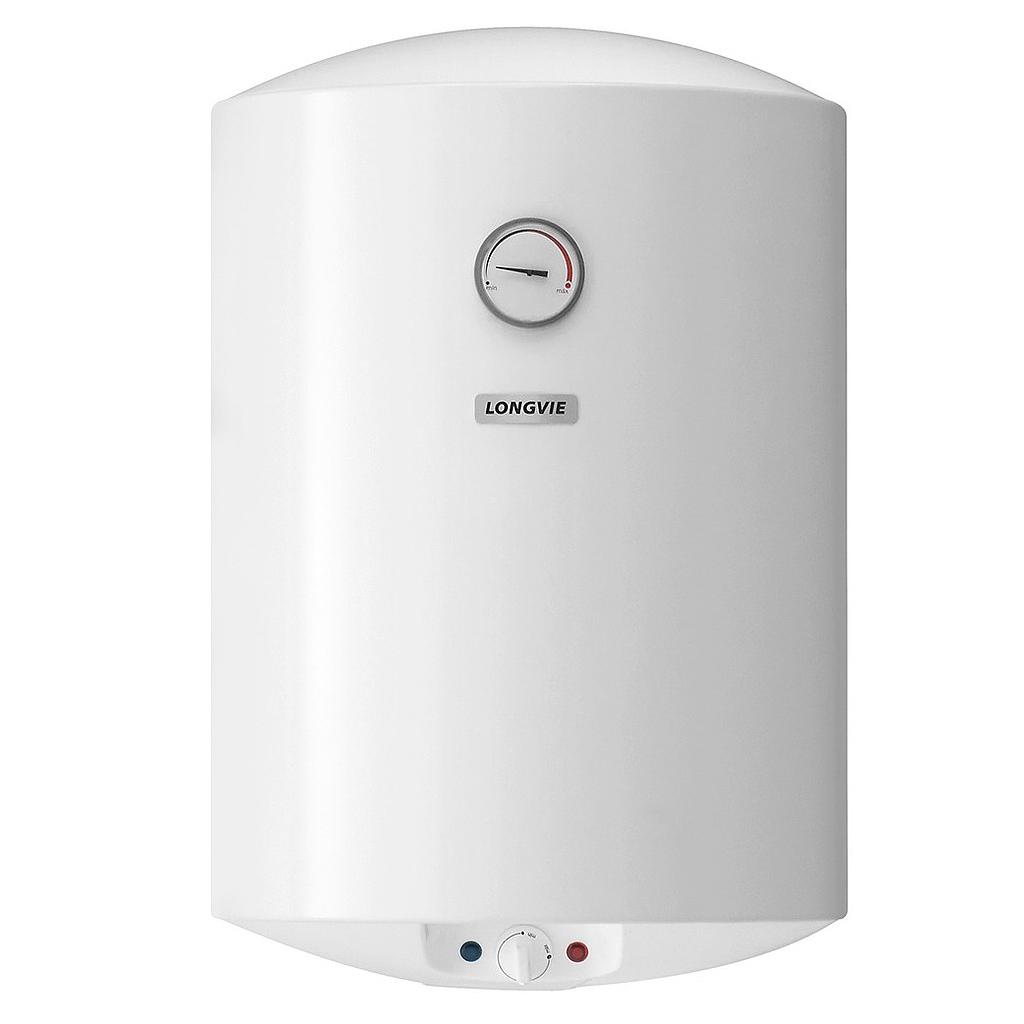 [27491] TERMOTANQUE ELÉCTRICO 57L CONEXIÓN INFERIOR PARA COLGAR BLANCO - LONGVIE [TE60F]