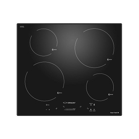 [27544] ANAFE VITROCERAMICO ELECTRICO SMART COOK I4 220V - 4 HORNALLAS - NEGRO - ORMAY [SMART COOK I4]