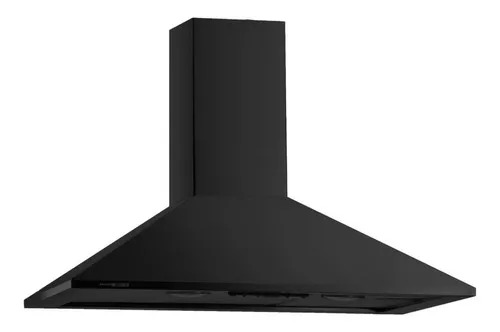 [27678] CAMPANA DE PARED PRIMA 90CM - 3 VELOCIDADES - TURBINA DOBLE - NEGRO - SPAR - [5941-409]