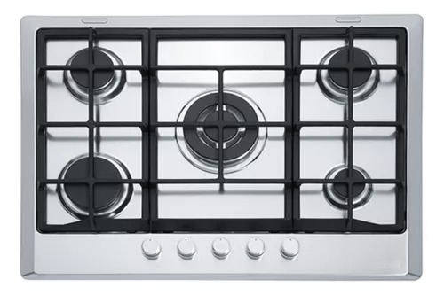 [27702] ANAFE A GAS 5 HORNALLAS 70CM FHM 705 - 1 TRIPLE CORONA - ACERO -SPAR [6600-079]