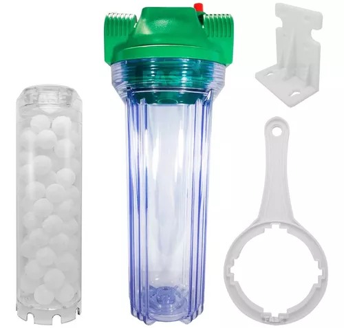 [27726] FILTRO 10" VERDE POLIPROPILENO - CON CARTUCHO SAL POLIFOSFATO- HIDROQUIL - PARA CAÑERIA - PARA SARRO
