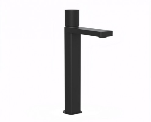 [27857] GRIFERÍA LAVATORIO ALTO MONOCOMANDO TEXTURE NEGRO - HIDROMET - 10 AÑOS DE GARANTÍA [9815NEGR]