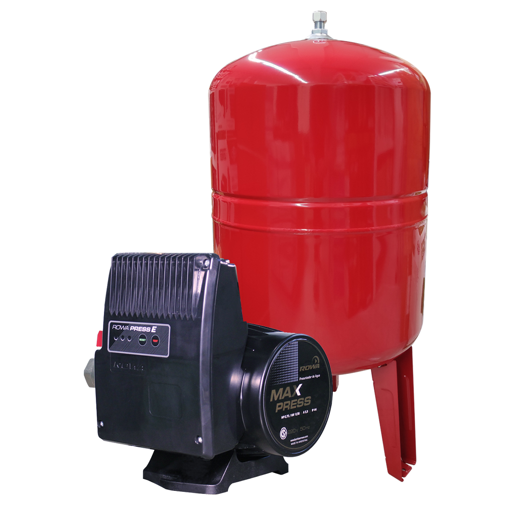 [27928] BOMBA PRESURIZADORA MAX PRESS 200E 200L MONOFASICA - 16 BAÑOS - ROWA [0005-0714]