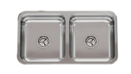 [28397] PILETA DOBLE CC 37 - SOPAPA 
AMERICANA -  ACERO 430 304 - JOHNSON [CC 37]