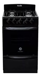 [28647] COCINA A GAS LICUADO PLACE - 4 HORNALLAS 50 CM NEGRO - ESCORIAL [PAL51BL]