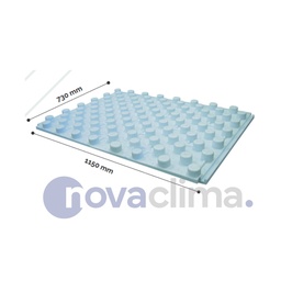 [11939] PLACA SUELO RADIANTE NOVAFIX NQN - DENSIDAD 20KG/CM2 - NOVA CLIMA