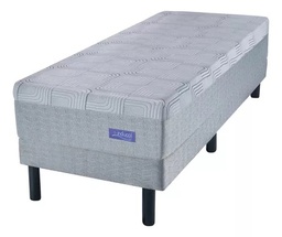 [29193] CONJUNTO COLCHÓN + SOMMIER CARDIEL ESPUMA - 1 PLAZA - 0.90X1.9X0.245 MTS - INDUCOL [207601]