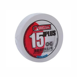 [495] CINTA AISLADORA TACSA 15 PLUS  BLANCA X 10 MTS [300100]