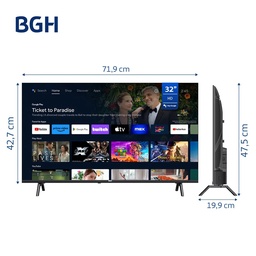 [32144] TELEVISOR LED 32" SMART HD ANDROID - BGH