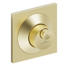 [32635] VÁLVULA DESCARGA INODORO CUADRADA CON CORTE DOBLE ACCION GOLD- HIDROMET - [943GOLD]