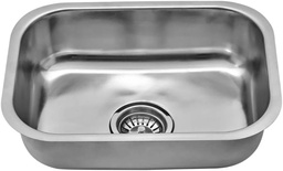 [32653] BACHA APOYO RECTANGULAR DE COCINA - APLICACION INFERIOR DE ACERO INOXIDABLE PULIDO -  PIAZZA [K4735]