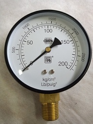 [2845] MANOMETRO-MARCA:CIMPA 0-4 KG/CM²-COD:300018 -CALDERA DIGITAL