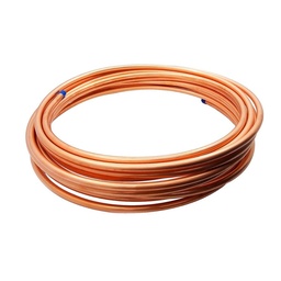 [540] CAÑO DE COBRE FLEXIBLE Ø 5/8" - 0.8MM - ROLLO 15MTS - BRASIL - PRECIO POR MT