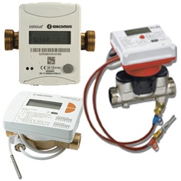 [23057] CONTADOR VOLUMÉTRICO DE ENERGÍA TÉRMICA DE DOBLE REGISTRO CON CONEXIONES 3/4" 2,5 M3/H GE552Y159 - GIACOMINI (REZAGO) - LNA