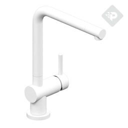 [23337] GRIFERÍA COCINA MONOCOMANDO JOCKEY PICO RECTO BLANCO - HIDROMET - 10 AÑOS DE GARANTÍA [6370BLBL]