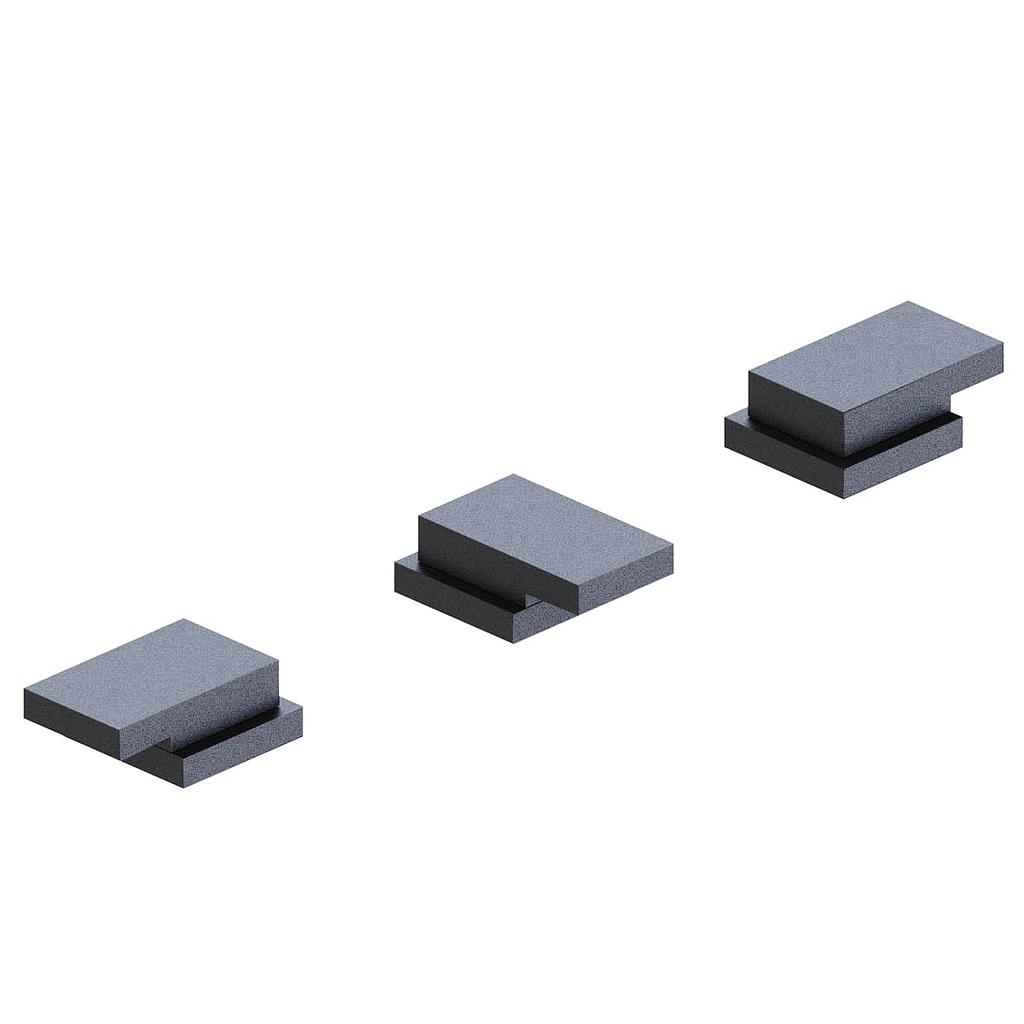 [23705] GRIFERÍA BIDET BICOMANDO BLOCK PLANE NEGRO - HIDROMET - 10 AÑOS DE GARANTÍA [34007NEGR]