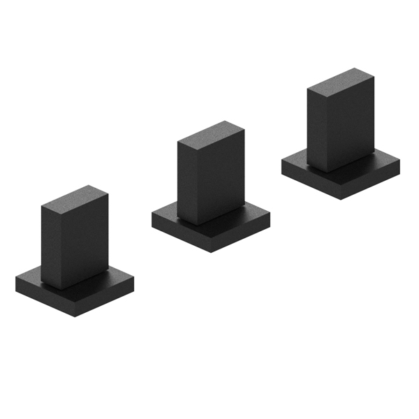 [23722] GRIFERÍA BIDET BICOMANDO BLOCK UP NEGRO - HIDROMET - 10 AÑOS DE GARANTÍA [34002NEGR]