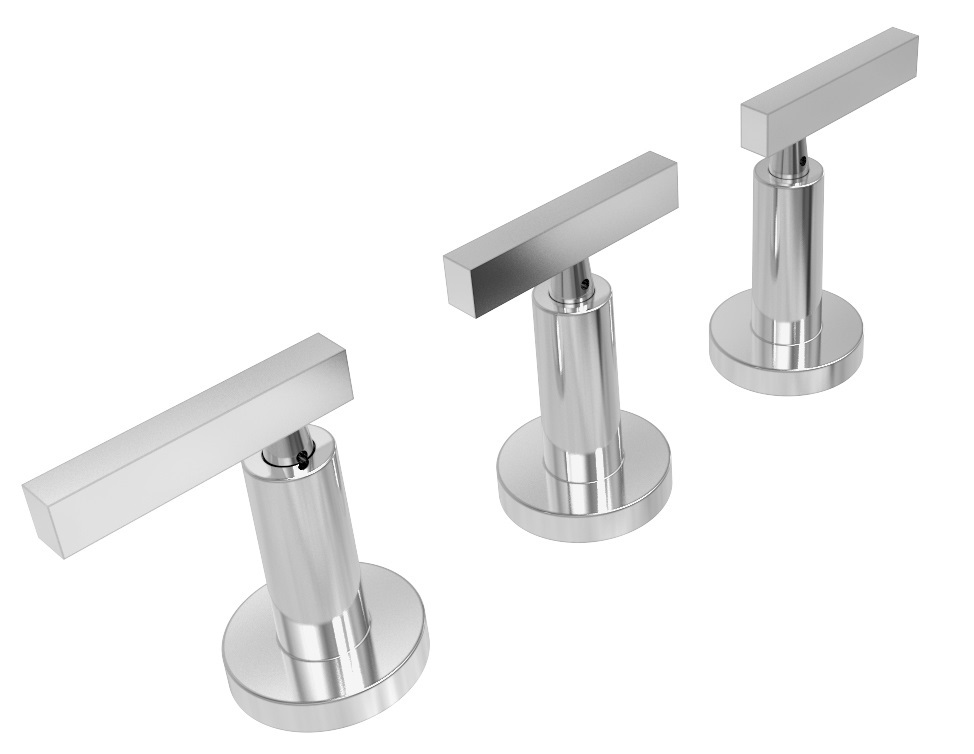 [23897] GRIFERÍA BIDET BICOMANDO LOOK LEVER CROMO - HIDROMET - 10 AÑOS DE GARANTÍA [31107CRCR]