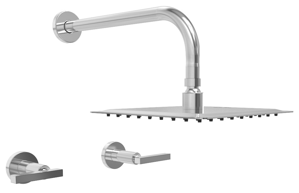 [23898] GRIFERÍA DUCHA BICOMANDO SIN TRANSFERENCIA LOOK LEVER CROMO - HIDROMET - 10 AÑOS DE GARANTÍA [31109CRCR]