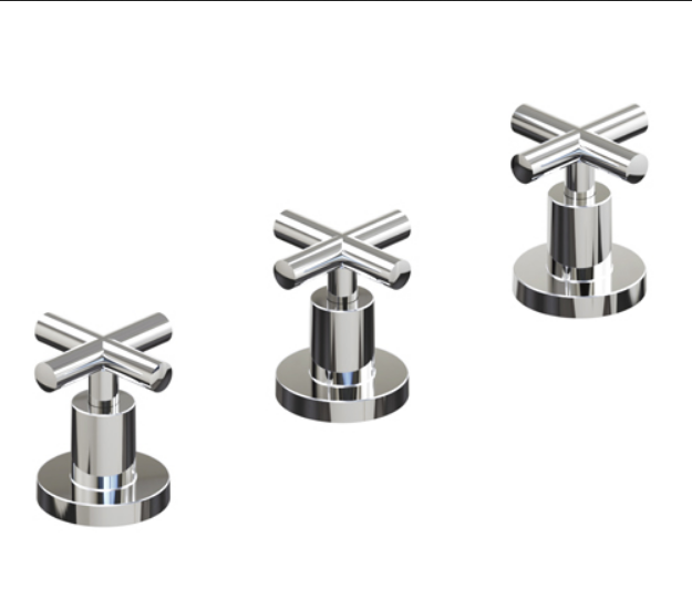 [23928] GRIFERÍA BIDET BICOMANDO SUN CRUZ CROMO - HIDROMET - 10 AÑOS DE GARANTÍA [04502CRCR]