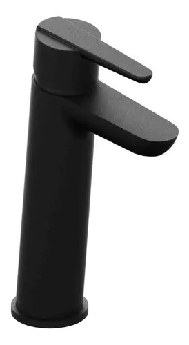 [24178] GRIFERÍA LAVATORIO MEDIO MONOCOMANDO FLAT NEGRO - HIDROMET - 10 AÑOS DE GARANTÍA [08416NEGR]