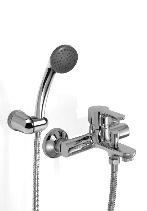 [24225] GRIFERÍA MONOCOMANDO EMBLEM DUCHA EXTERIOR CON TRANSFERENCIA CROMO PIAZZA [10008]